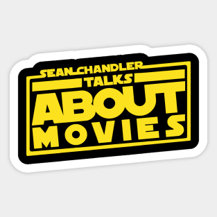 Sean Chandler Talks About a Retro Yellow Logo Version 2 Sticker